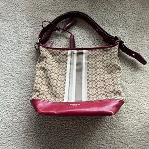 Vintage Coach Legacy Striped Bag